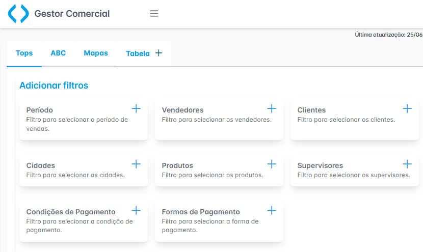 Exemplo de filtros